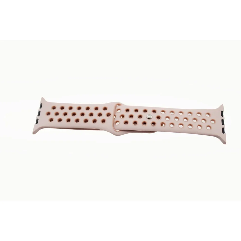 Sport Band Compatible with Apple‎ Watch 42mm 44mm Pink Gray Perforated Silicone